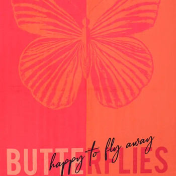Памучна плажна кърпа Butterfly 2 – пъстри пеперуди за слънчево настроение