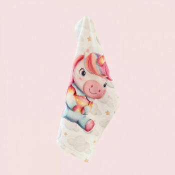 Хавлиена детска кърпа Unicorn – вълшебство и мекота за малките мечтатели