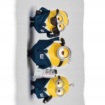 Памучна плажна кърпа Minions – забавен дизайн за весели летни дни