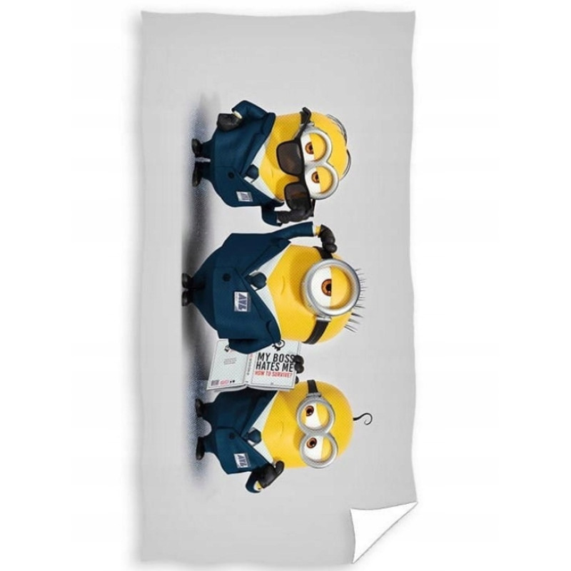 Памучна плажна кърпа Minions – забавен дизайн за весели летни дни