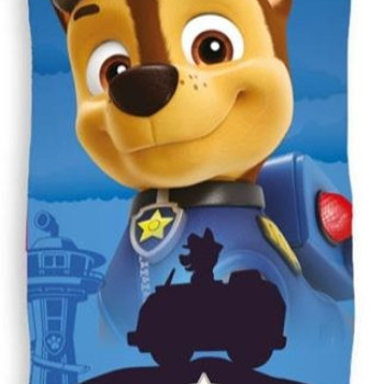 Памучна плажна кърпа Paw Patrol с Chase – любим герой на плажа