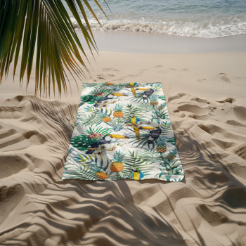 Памучна плажна кърпа Island Vibes – релакс и цвят, вдъхновени от островите