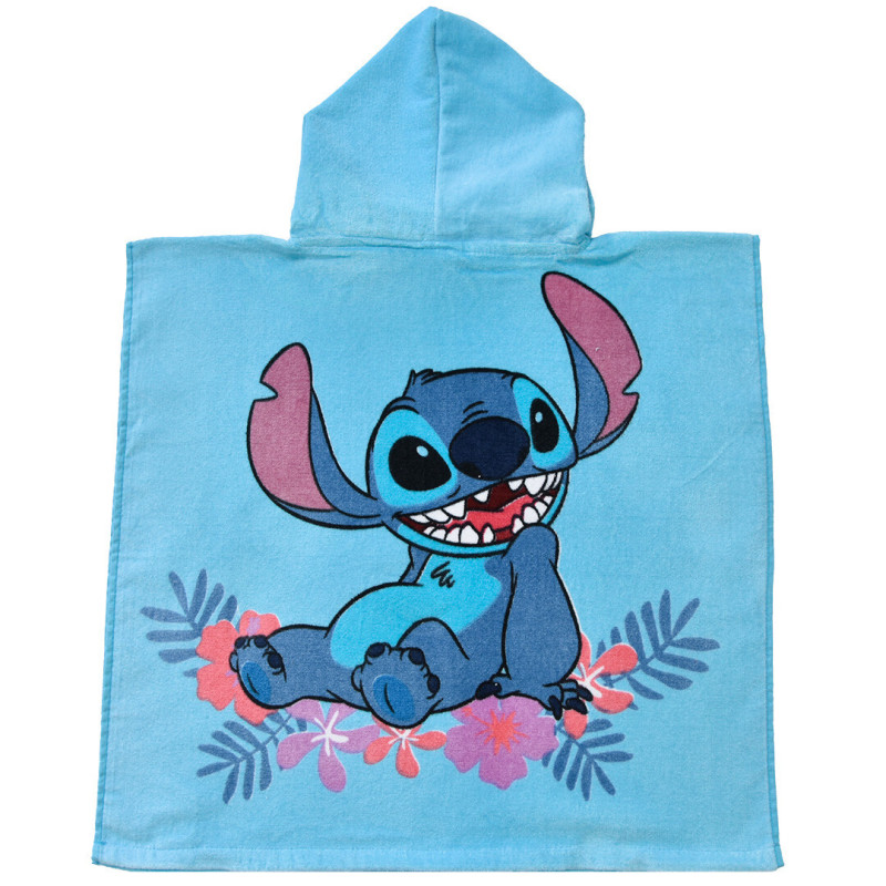 Памучно плажно пончо Stitch Tropics за цветно лятно настроение