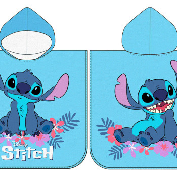 Памучно плажно пончо Stitch Tropics за цветно лятно настроение