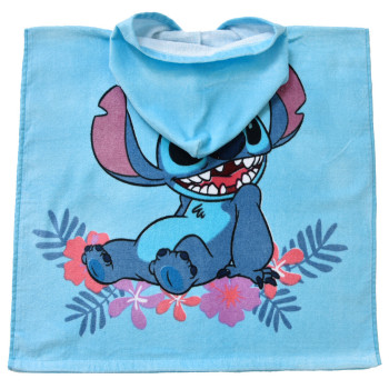 Памучно плажно пончо Stitch Tropics за цветно лятно настроение
