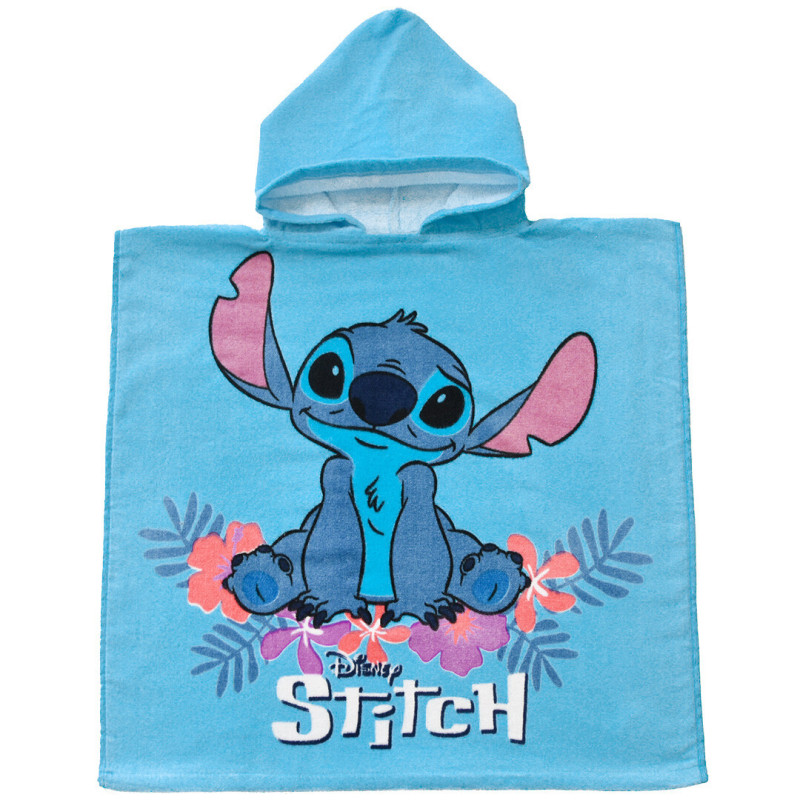 Памучно плажно пончо Stitch Tropics за цветно лятно настроение