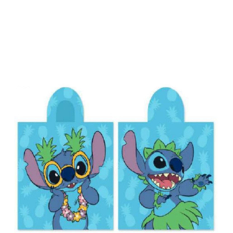 Памучно плажно пончо Stitch Hawaii в свежи островни цветове
