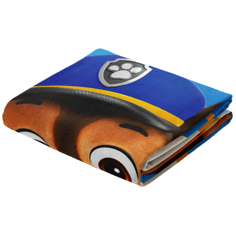 Памучна плажна кърпа Paw Patrol Chase Woof с любим герой