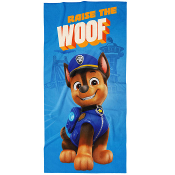 Памучна плажна кърпа Paw Patrol Chase Woof с любим герой