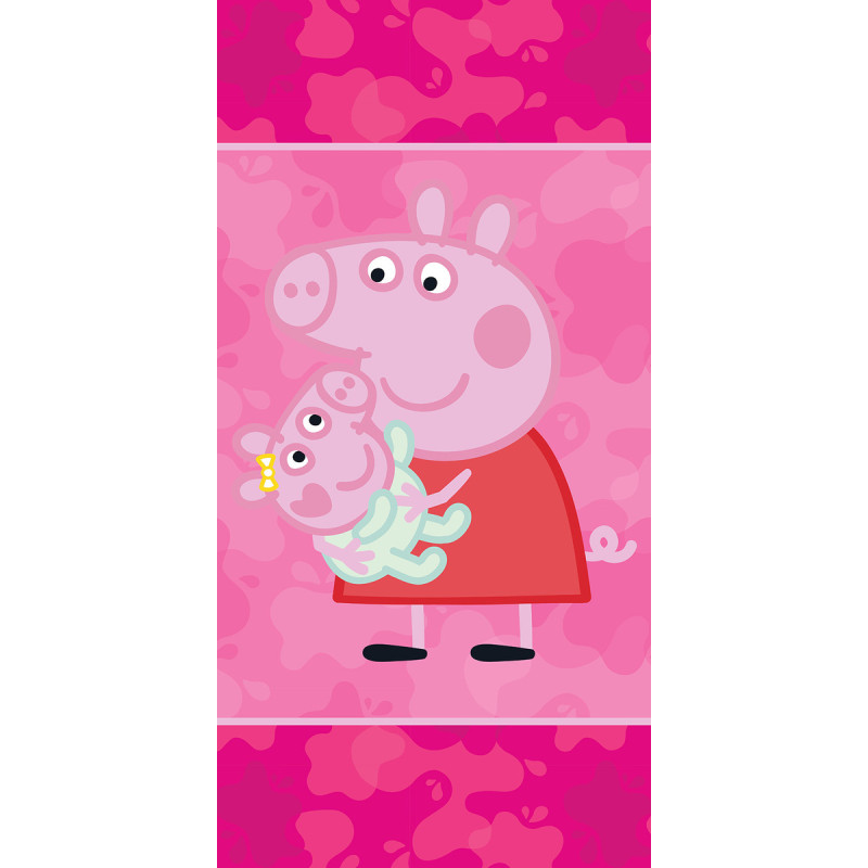 Памучна плажна кърпа Peppa Pig Baby за детски усмивки