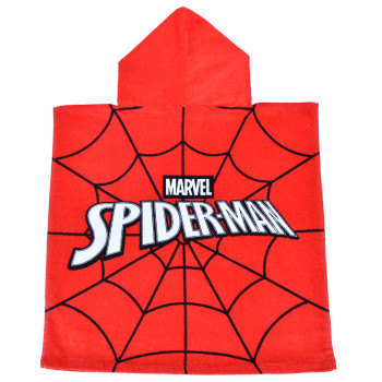 Памучно плажно пончо Spiderman Eyes със супергеройски дизайн