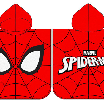 Памучно плажно пончо Spiderman Eyes със супергеройски дизайн