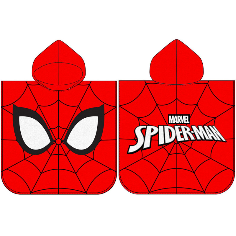 Памучно плажно пончо Spiderman Eyes със супергеройски дизайн
