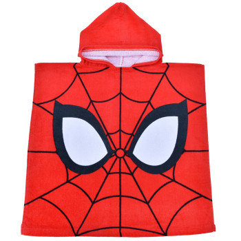 Памучно плажно пончо Spiderman Eyes със супергеройски дизайн
