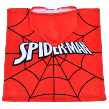 Памучно плажно пончо Spiderman Eyes със супергеройски дизайн